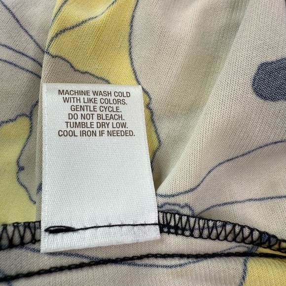 Dress Barn Floral Dress Bell Sleeves Size Medium - Picture 7 of 9